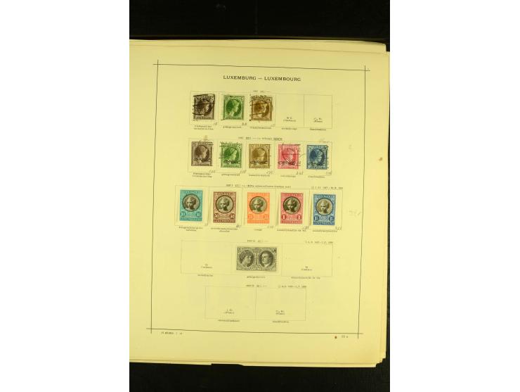 1849/1940, ungebrauchte und gestempelte Sammlung mit einigen besseren Werten, dazu ein guter Teil Liechtenstein, meist gute E