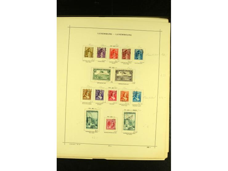 1849/1940, ungebrauchte und gestempelte Sammlung mit einigen besseren Werten, dazu ein guter Teil Liechtenstein, meist gute E