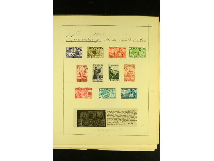 1849/1940, ungebrauchte und gestempelte Sammlung mit einigen besseren Werten, dazu ein guter Teil Liechtenstein, meist gute E