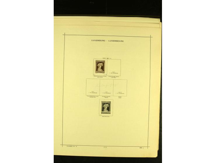 1849/1940, ungebrauchte und gestempelte Sammlung mit einigen besseren Werten, dazu ein guter Teil Liechtenstein, meist gute E