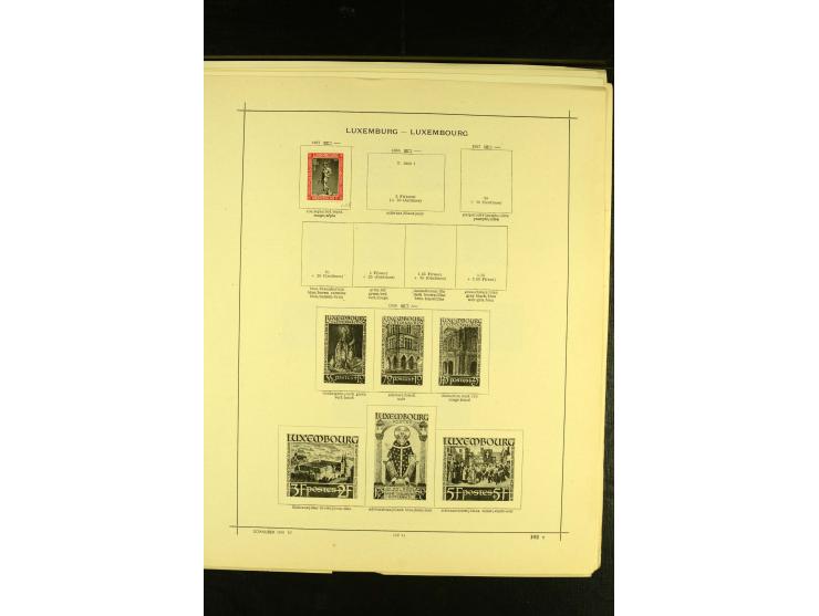 1849/1940, ungebrauchte und gestempelte Sammlung mit einigen besseren Werten, dazu ein guter Teil Liechtenstein, meist gute E