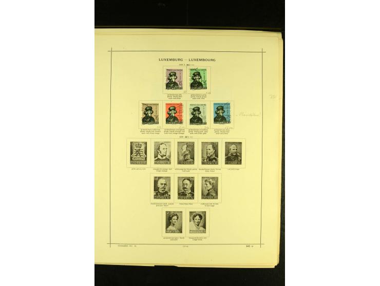 1849/1940, ungebrauchte und gestempelte Sammlung mit einigen besseren Werten, dazu ein guter Teil Liechtenstein, meist gute E