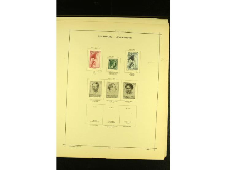 1849/1940, ungebrauchte und gestempelte Sammlung mit einigen besseren Werten, dazu ein guter Teil Liechtenstein, meist gute E
