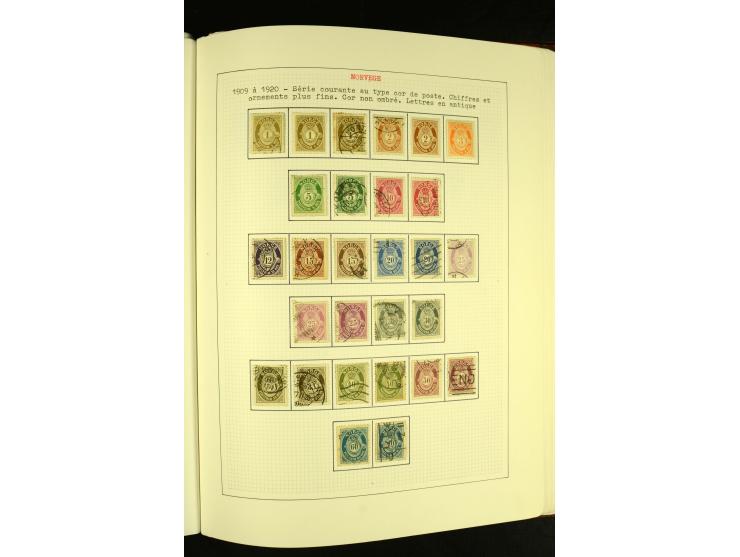 Finnland und Norwegen: 1857/1938, vorwiegend gestempelte Sammlung mit einigen Briefen und Ganzsachen, dabei u.a. Finnland Mi.