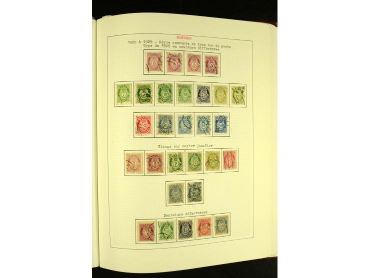 Finnland und Norwegen: 1857/1938, vorwiegend gestempelte Sammlung mit einigen Briefen und Ganzsachen, dabei u.a. Finnland Mi.