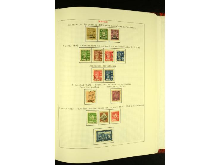 Finnland und Norwegen: 1857/1938, vorwiegend gestempelte Sammlung mit einigen Briefen und Ganzsachen, dabei u.a. Finnland Mi.