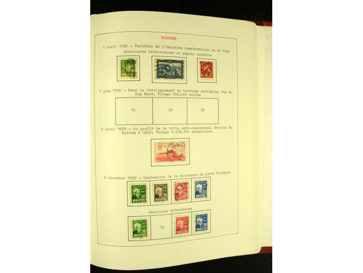 Finnland und Norwegen: 1857/1938, vorwiegend gestempelte Sammlung mit einigen Briefen und Ganzsachen, dabei u.a. Finnland Mi.