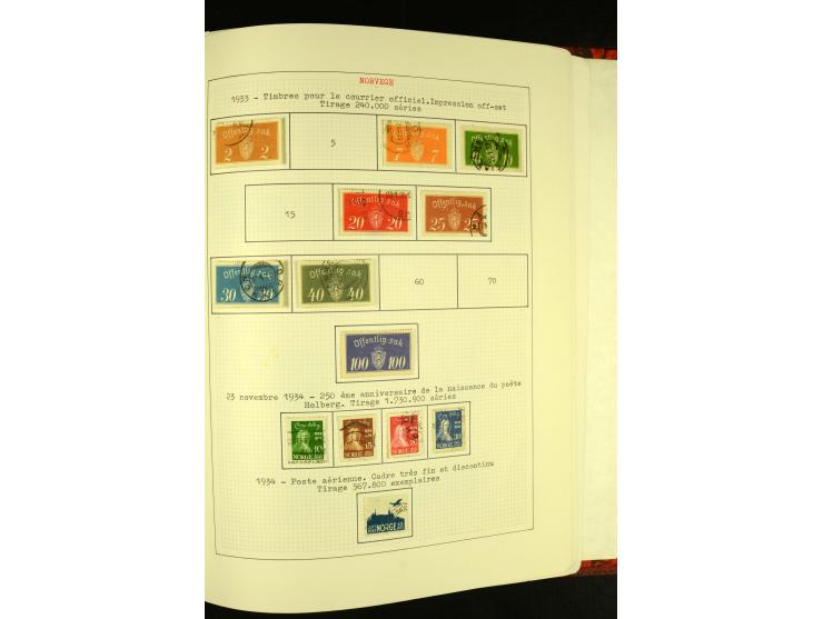 Finnland und Norwegen: 1857/1938, vorwiegend gestempelte Sammlung mit einigen Briefen und Ganzsachen, dabei u.a. Finnland Mi.