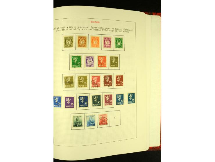 Finnland und Norwegen: 1857/1938, vorwiegend gestempelte Sammlung mit einigen Briefen und Ganzsachen, dabei u.a. Finnland Mi.
