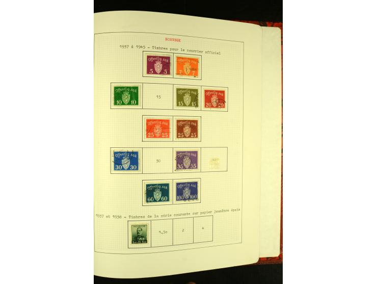 Finnland und Norwegen: 1857/1938, vorwiegend gestempelte Sammlung mit einigen Briefen und Ganzsachen, dabei u.a. Finnland Mi.