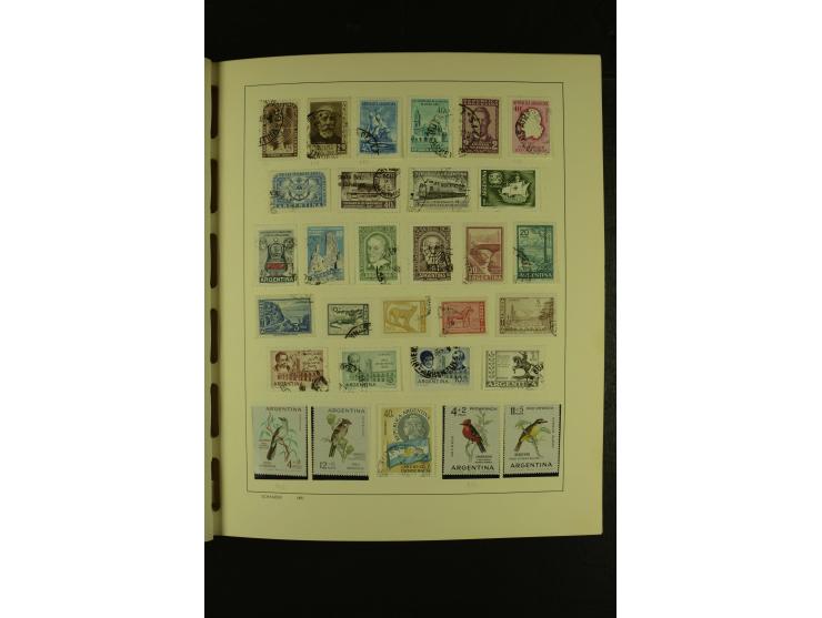 1849/1980 (ca.), ungebrauchte und gestempelte Samlung Amerika inkl. Karibische Inseln von Antigua bis Venezuela mit vielen An