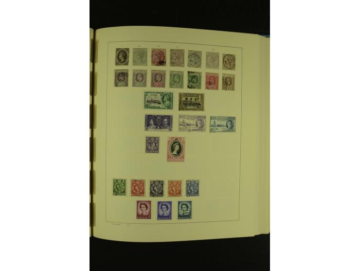 1849/1980 (ca.), ungebrauchte und gestempelte Samlung Amerika inkl. Karibische Inseln von Antigua bis Venezuela mit vielen An