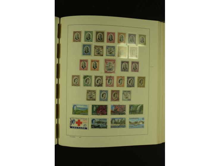 1849/1980 (ca.), ungebrauchte und gestempelte Samlung Amerika inkl. Karibische Inseln von Antigua bis Venezuela mit vielen An