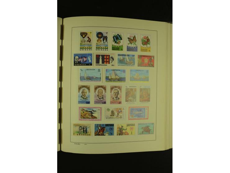 1849/1980 (ca.), ungebrauchte und gestempelte Samlung Amerika inkl. Karibische Inseln von Antigua bis Venezuela mit vielen An