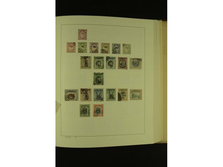 1860/1980 (ca.), ungebrauchte und gestempelte Sammlung inkl. Australien von Aden bis Vietnam mit vielen alten Marken und kpl.