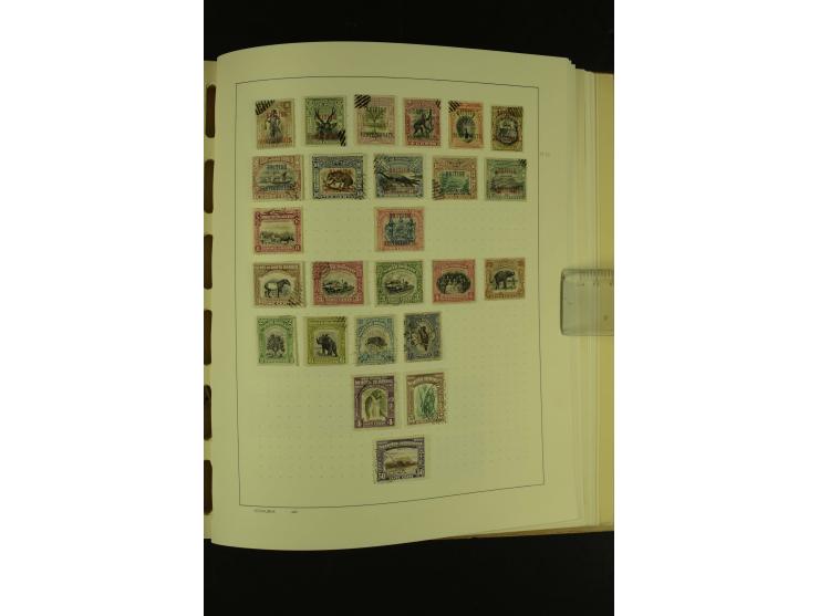 1860/1980 (ca.), ungebrauchte und gestempelte Sammlung inkl. Australien von Aden bis Vietnam mit vielen alten Marken und kpl.
