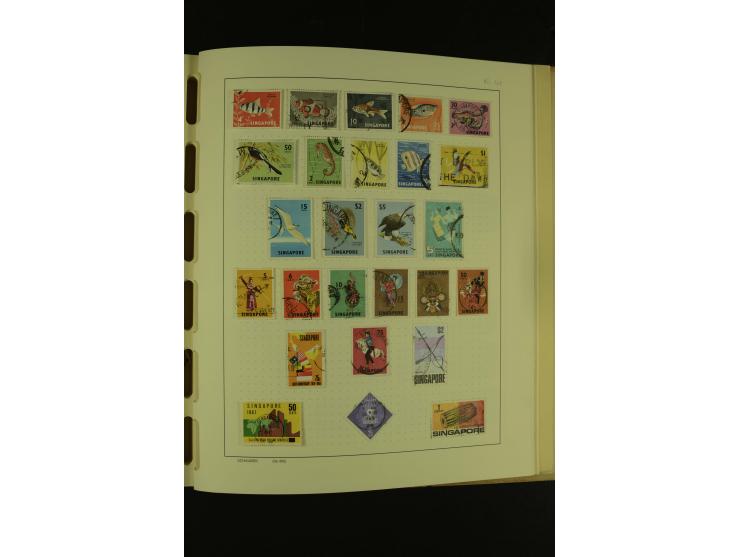 1860/1980 (ca.), ungebrauchte und gestempelte Sammlung inkl. Australien von Aden bis Vietnam mit vielen alten Marken und kpl.