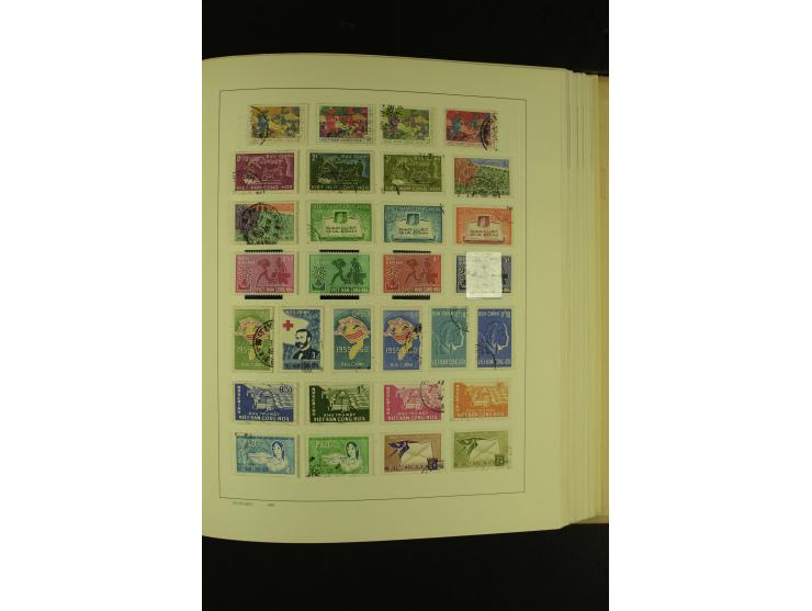 1860/1980 (ca.), ungebrauchte und gestempelte Sammlung inkl. Australien von Aden bis Vietnam mit vielen alten Marken und kpl.