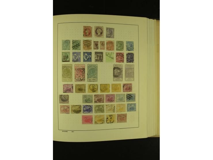 1860/1980 (ca.), ungebrauchte und gestempelte Sammlung inkl. Australien von Aden bis Vietnam mit vielen alten Marken und kpl.