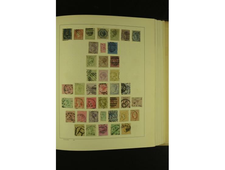1860/1980 (ca.), ungebrauchte und gestempelte Sammlung inkl. Australien von Aden bis Vietnam mit vielen alten Marken und kpl.