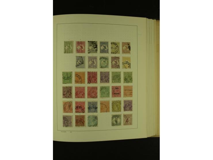 1860/1980 (ca.), ungebrauchte und gestempelte Sammlung inkl. Australien von Aden bis Vietnam mit vielen alten Marken und kpl.