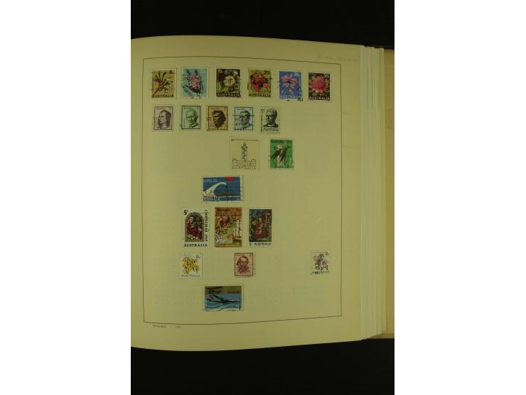 1860/1980 (ca.), ungebrauchte und gestempelte Sammlung inkl. Australien von Aden bis Vietnam mit vielen alten Marken und kpl.