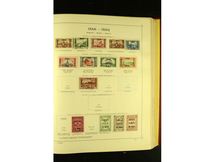 1875/1972 (ca.), ungebrauchte und gestempelte Sammlung mit besseren Ausgaben in 2 Schaubek-Alben