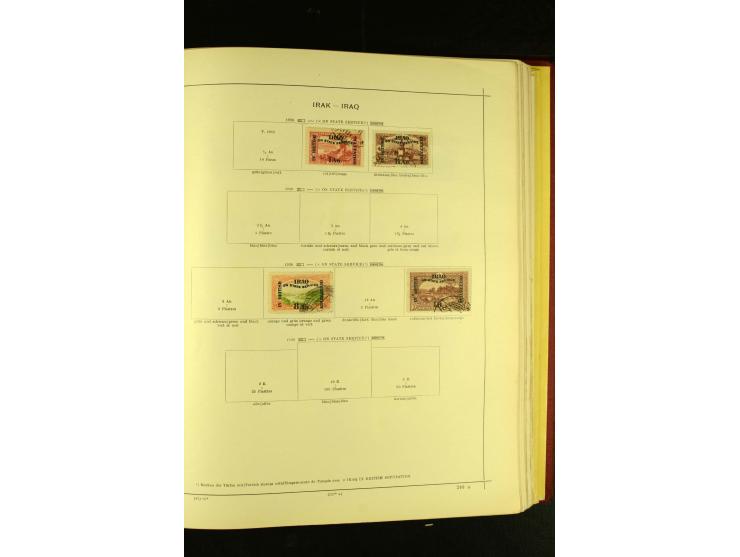1875/1972 (ca.), ungebrauchte und gestempelte Sammlung mit besseren Ausgaben in 2 Schaubek-Alben