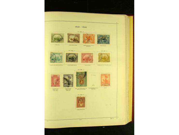 1875/1972 (ca.), ungebrauchte und gestempelte Sammlung mit besseren Ausgaben in 2 Schaubek-Alben