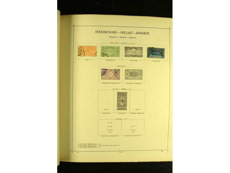 1875/1972 (ca.), ungebrauchte und gestempelte Sammlung mit besseren Ausgaben in 2 Schaubek-Alben
