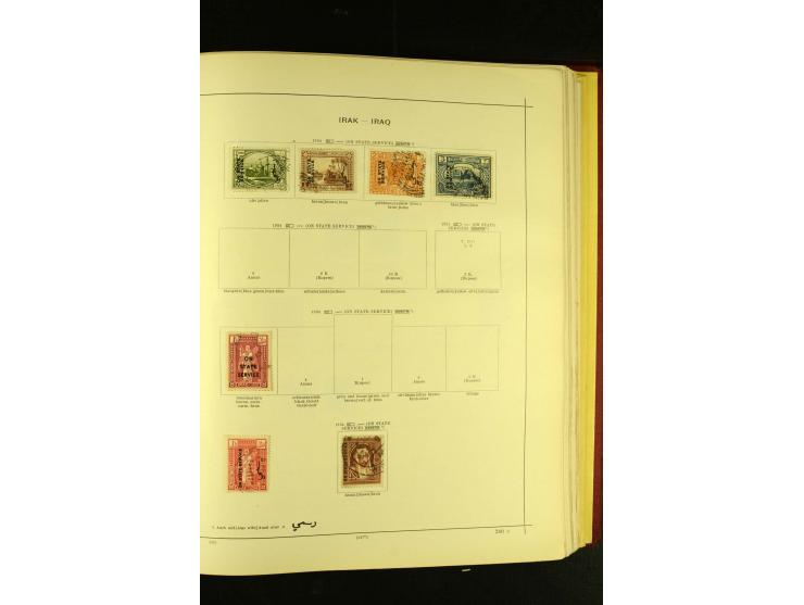 1875/1972 (ca.), ungebrauchte und gestempelte Sammlung mit besseren Ausgaben in 2 Schaubek-Alben