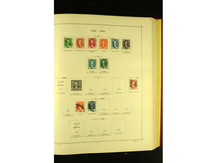 1875/1972 (ca.), ungebrauchte und gestempelte Sammlung mit besseren Ausgaben in 2 Schaubek-Alben