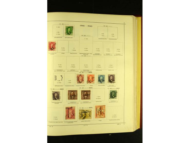 1875/1972 (ca.), ungebrauchte und gestempelte Sammlung mit besseren Ausgaben in 2 Schaubek-Alben