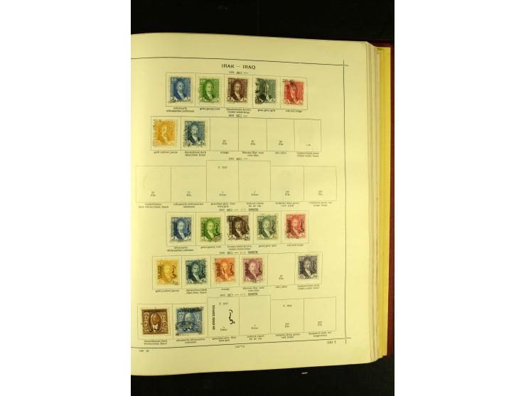 1875/1972 (ca.), ungebrauchte und gestempelte Sammlung mit besseren Ausgaben in 2 Schaubek-Alben