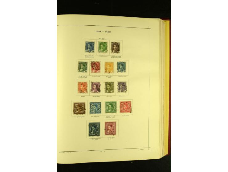 1875/1972 (ca.), ungebrauchte und gestempelte Sammlung mit besseren Ausgaben in 2 Schaubek-Alben