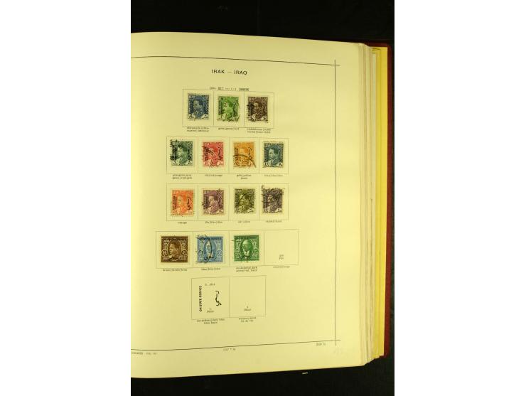 1875/1972 (ca.), ungebrauchte und gestempelte Sammlung mit besseren Ausgaben in 2 Schaubek-Alben