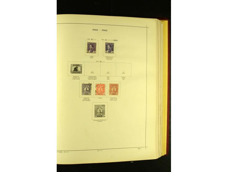 1875/1972 (ca.), ungebrauchte und gestempelte Sammlung mit besseren Ausgaben in 2 Schaubek-Alben