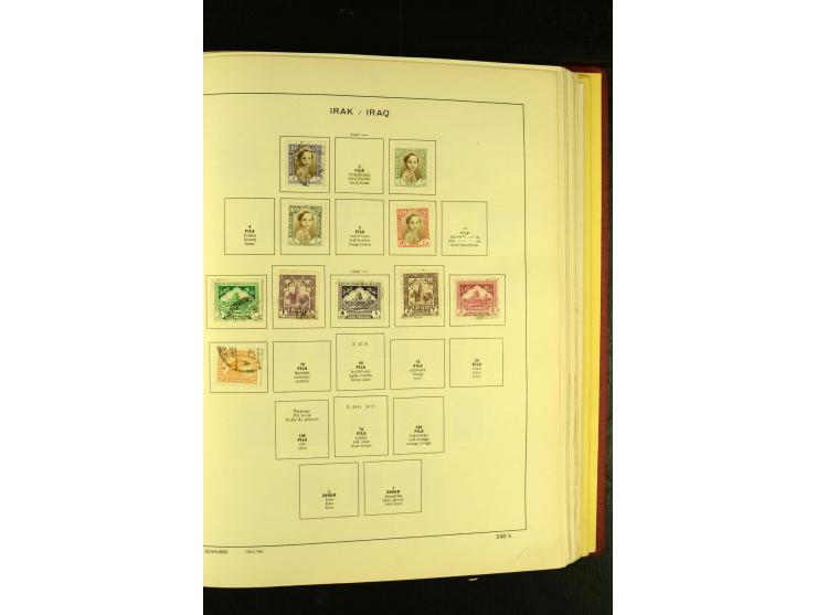 1875/1972 (ca.), ungebrauchte und gestempelte Sammlung mit besseren Ausgaben in 2 Schaubek-Alben