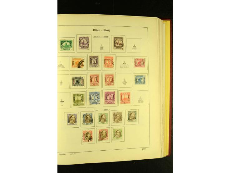 1875/1972 (ca.), ungebrauchte und gestempelte Sammlung mit besseren Ausgaben in 2 Schaubek-Alben