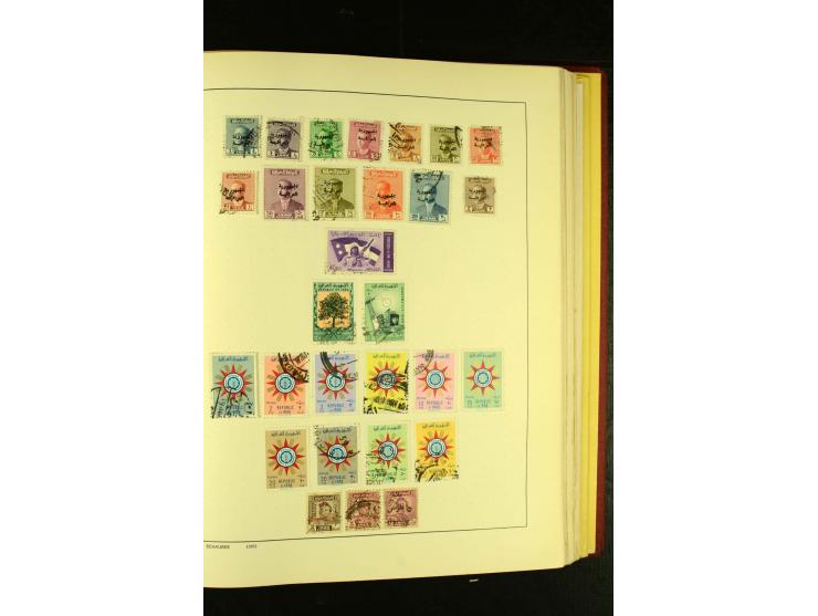 1875/1972 (ca.), ungebrauchte und gestempelte Sammlung mit besseren Ausgaben in 2 Schaubek-Alben