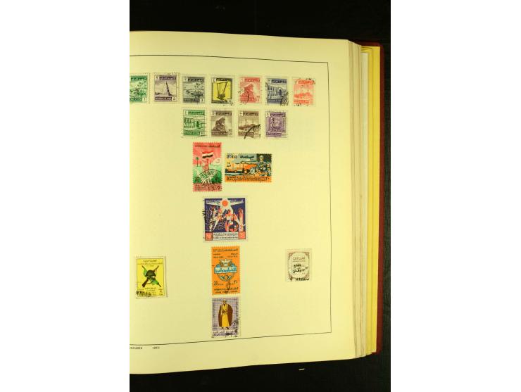 1875/1972 (ca.), ungebrauchte und gestempelte Sammlung mit besseren Ausgaben in 2 Schaubek-Alben