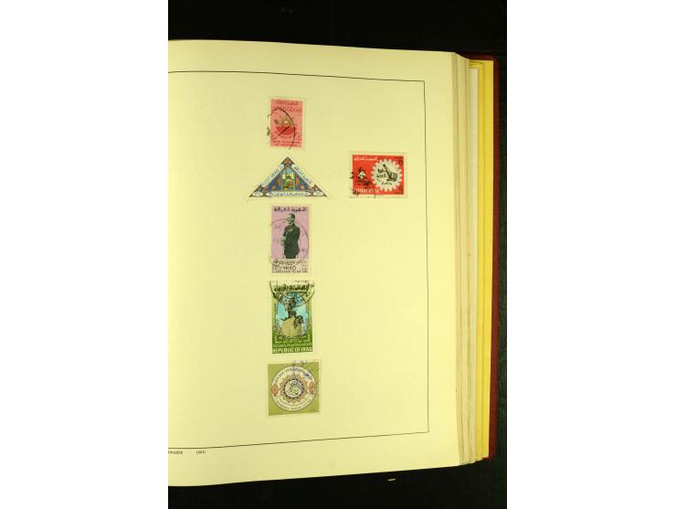 1875/1972 (ca.), ungebrauchte und gestempelte Sammlung mit besseren Ausgaben in 2 Schaubek-Alben