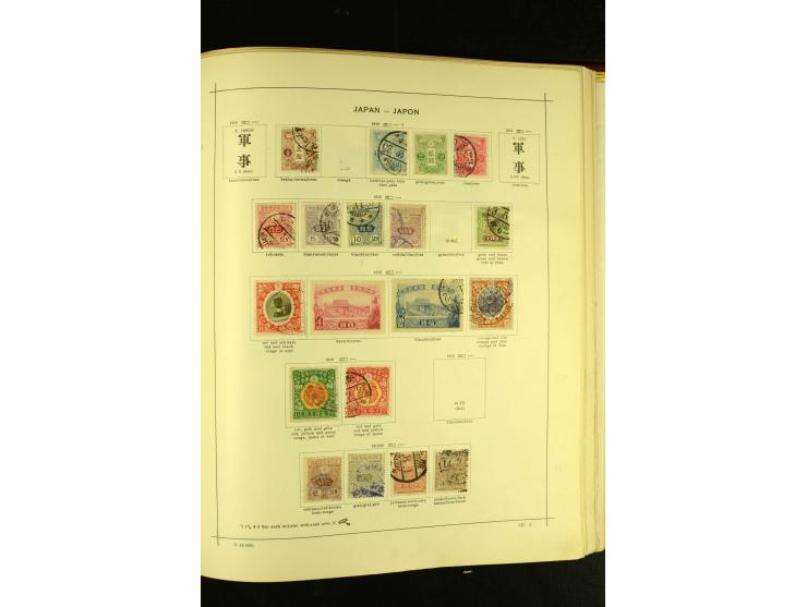 1875/1972 (ca.), ungebrauchte und gestempelte Sammlung mit besseren Ausgaben in 2 Schaubek-Alben