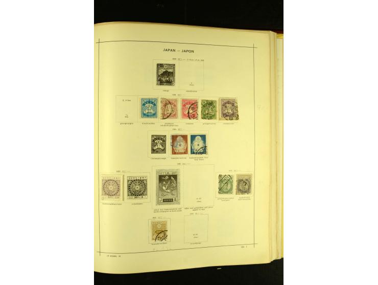 1875/1972 (ca.), ungebrauchte und gestempelte Sammlung mit besseren Ausgaben in 2 Schaubek-Alben