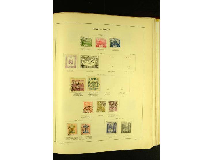 1875/1972 (ca.), ungebrauchte und gestempelte Sammlung mit besseren Ausgaben in 2 Schaubek-Alben