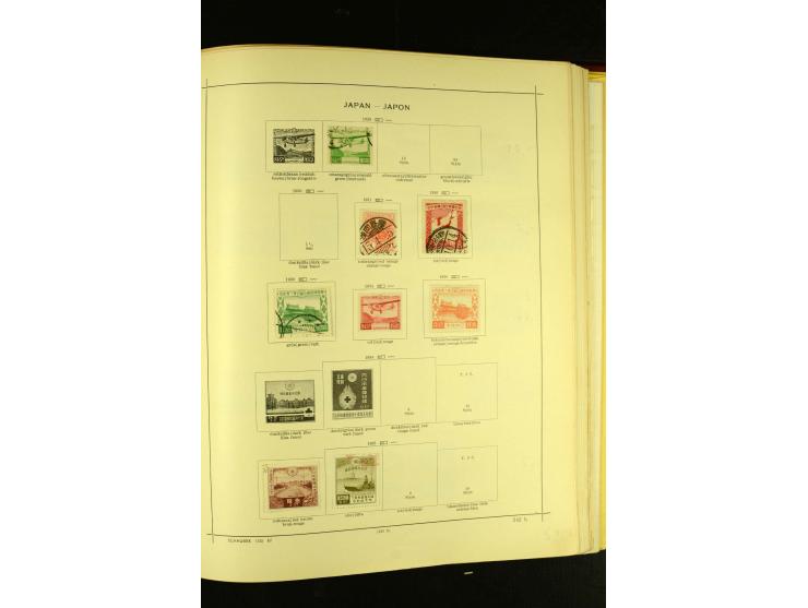 1875/1972 (ca.), ungebrauchte und gestempelte Sammlung mit besseren Ausgaben in 2 Schaubek-Alben