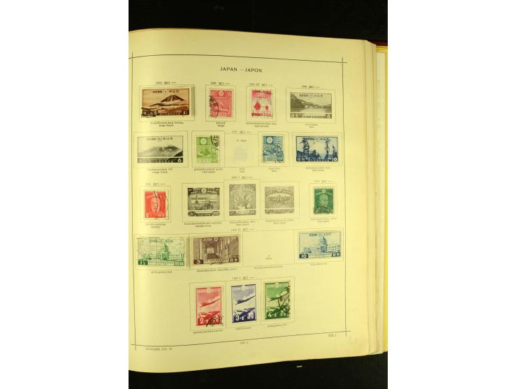 1875/1972 (ca.), ungebrauchte und gestempelte Sammlung mit besseren Ausgaben in 2 Schaubek-Alben