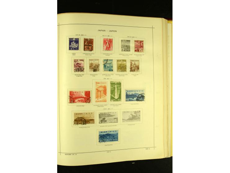 1875/1972 (ca.), ungebrauchte und gestempelte Sammlung mit besseren Ausgaben in 2 Schaubek-Alben