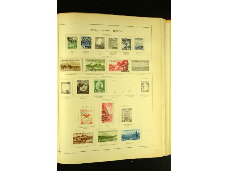 1875/1972 (ca.), ungebrauchte und gestempelte Sammlung mit besseren Ausgaben in 2 Schaubek-Alben
