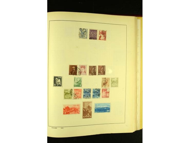 1875/1972 (ca.), ungebrauchte und gestempelte Sammlung mit besseren Ausgaben in 2 Schaubek-Alben